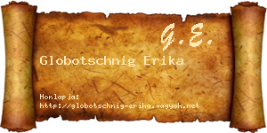 Globotschnig Erika névjegykártya